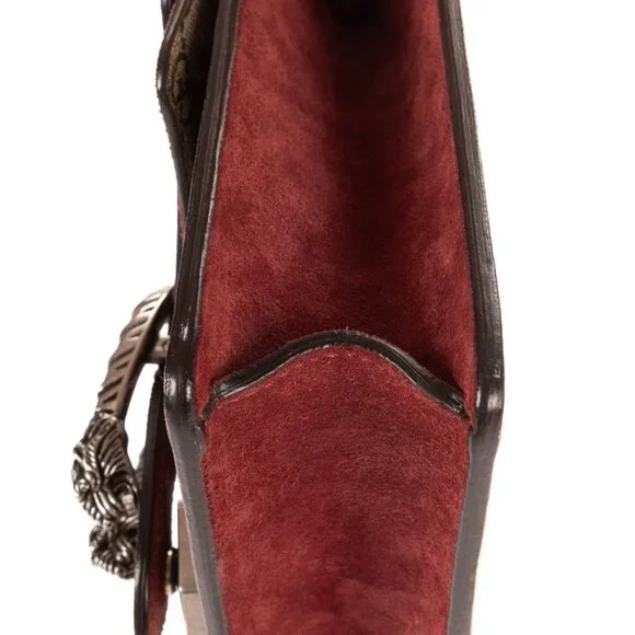 Gucci Blooms Dionysus Beige Burgundy Supreme Canvas Shoulder Bag - Picture 8 of 10